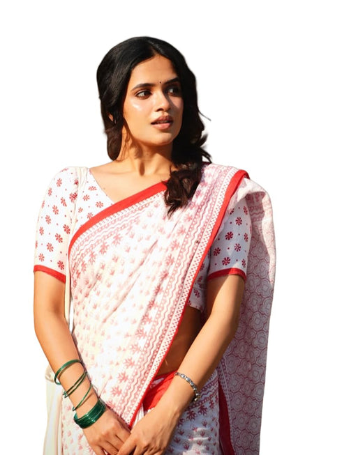 Vasthrlay Traditional Contrast Lightweight Unstitched