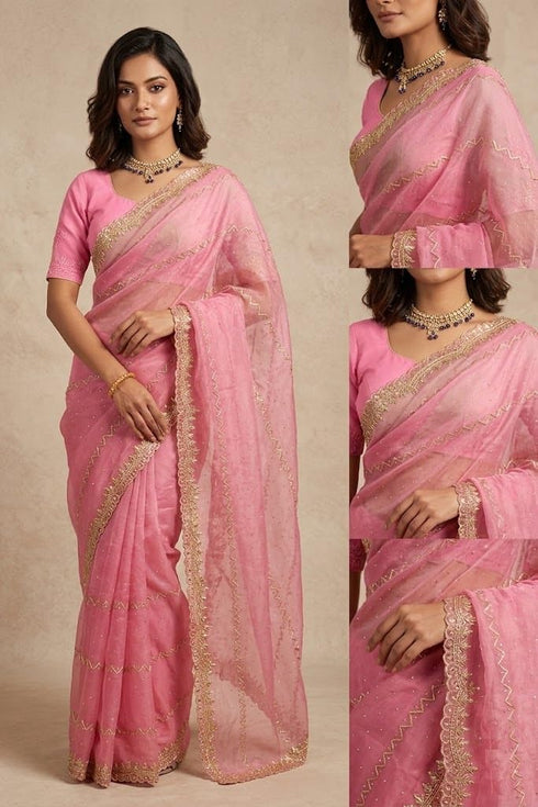 Vasthrlay Embroidered Swarovski Ethnic Wear