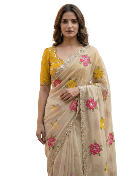 Vasthrlay Embroidered Flowers Lightweight Stylish