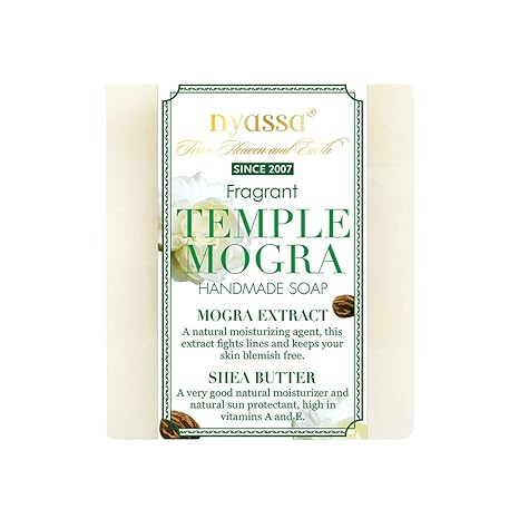 Nyassa Luxurious Temple Mogra Handmade Natural Bathing Soap