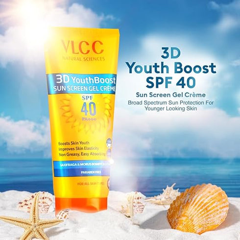 VLCC 3D Youth Boost SPF40 Sun Screen Gel Creme