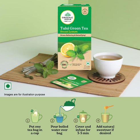 Organic India Tulsi Sweet Lemon Tea