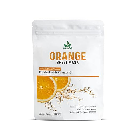 Havintha - Orange Face Sheet Mask For Glowing Skin