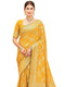 Vasthrlay Womens Banarasi Unstitched Mauve Saree