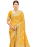 Vasthrlay Womens Banarasi Unstitched Mauve Saree