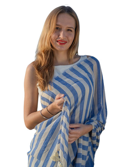 Vasthrlay Striped Digital Combination Musterdgreen