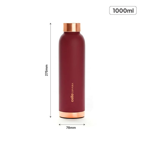 CELLO Copper Water Bottle 1000 ml