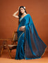 Vasthrlay Red Embroidery Unstitched Saree