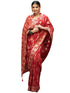 Vasthrlay Kanjivaram Unstitched Saree