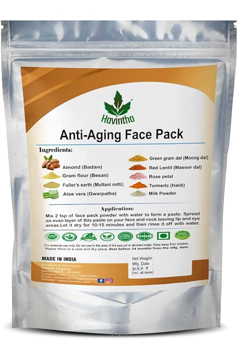 Havintha - Anti-Aging Face Pack Enriched with Almonds