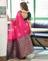Vasthrlay Banarasi Unstitched Saree