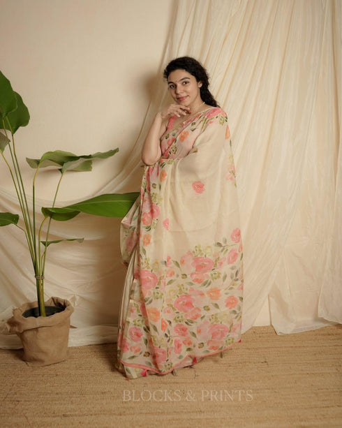 Vasthrlay Floral Cotton Elegant Lightweight