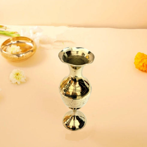 Pure Brass Flower Vase Set of 2