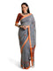 Vasthrlay Handloom Embroidered Apricot Saree