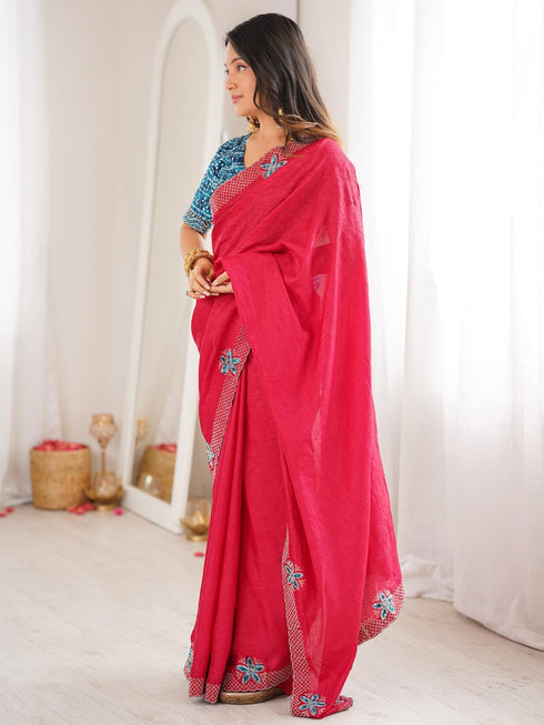 Vasthrlay Vichitra Unstitched Designer Mt Ethnic Wear