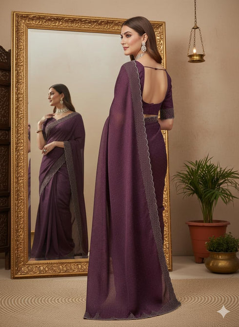 Vasthrlay Chiffon Saree