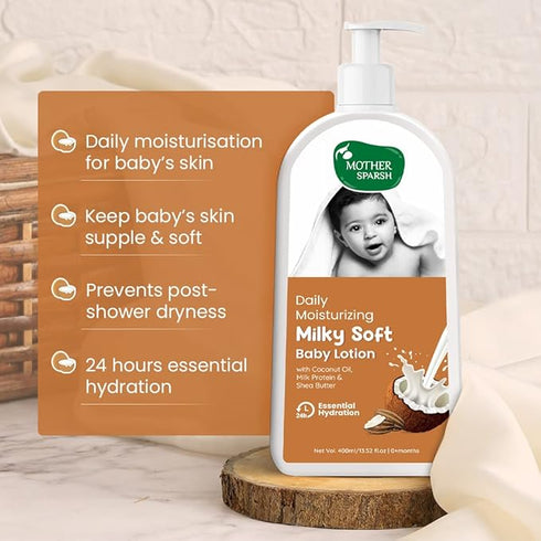 Mother Sparsh Milky Soft Baby Lotion