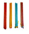 Avanti Creation Brocade Lace Decorated Wooden Dandiya Sticks 14.4 Inches