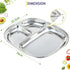 Steel Plate with Compartments (Set of 2)