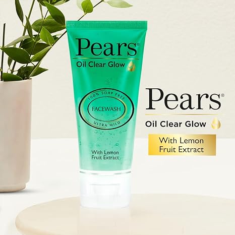 Pears Oil Clear Gentle Ultra Mild Daily Cleansing Facewash