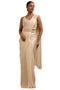 Vasthrlay Mustard Organza Solid
