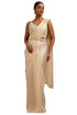 Vasthrlay Mustard Organza Solid