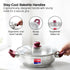 Prestige Platina Popular Stainless Steel Kadhai with Glass Lid