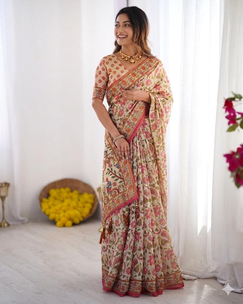 Vasthrlay Banarasi Artistic Designer Unstitched