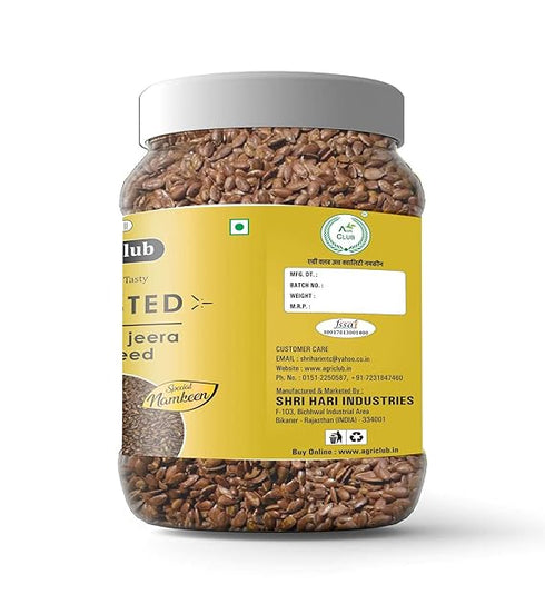 Agri Club Roasted Ajwain Jeera Flax Seed 250Gm