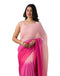 Vasthrlay Womens Printed Unstitched Peach Saree