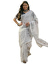 Vasthrlay Printed White1 White Saree