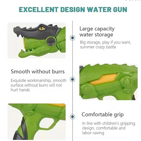 Storio Water Gun Toy Super Power Water Cannon Crocodile-Shaped