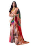 Vasthrlay Abstract Printed Beige Saree
