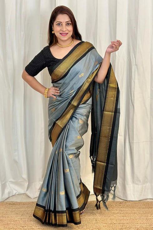 Vasthrlay Kanjivaram Lichi Blouse Ethnic Wear
