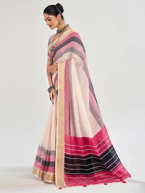 Vasthrlay Printed Unstitched Blouse Ethnic Wear
