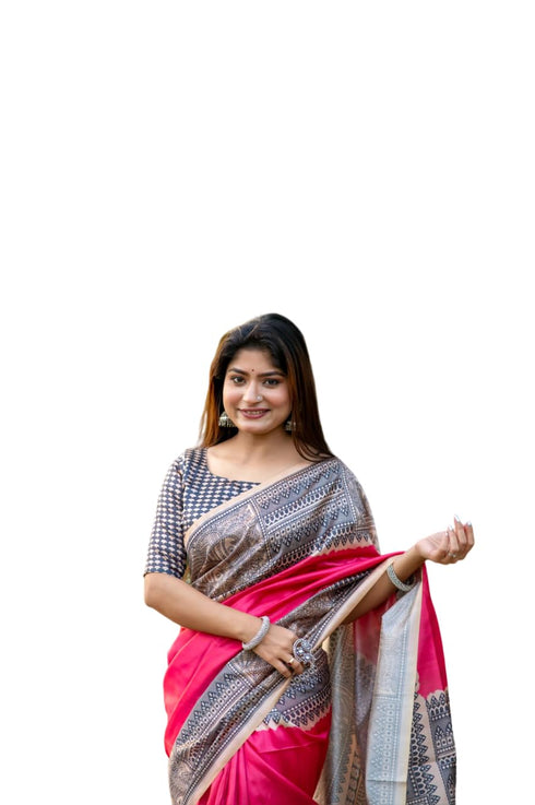 Vasthrlay Tussar Saree Ghicha