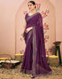 Vasthrlay Bandhani Embroidery Unstitched Rama Green Saree