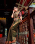 Vasthrlay Green Kanjivaram Wedding Saree