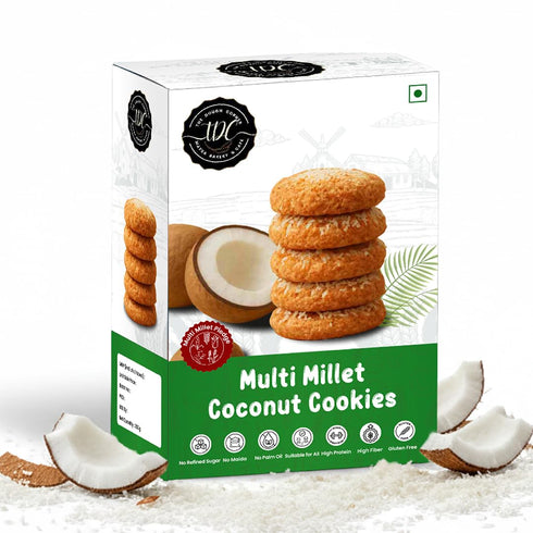 The Dough Corner Healthy Multi Millet Coconut Cookies