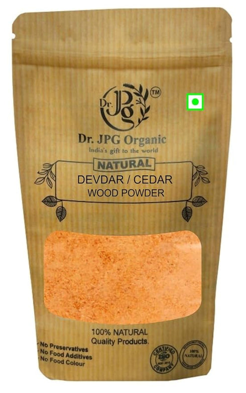 DR. JPG ORGANIC FOODS & HERBALS Natural Devdar/Cedar Wood Powder