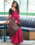 Vasthrlay Banarasi Unstitched Saree