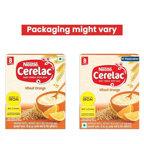 CERELAC Baby Food Cereal | Wheat Orange