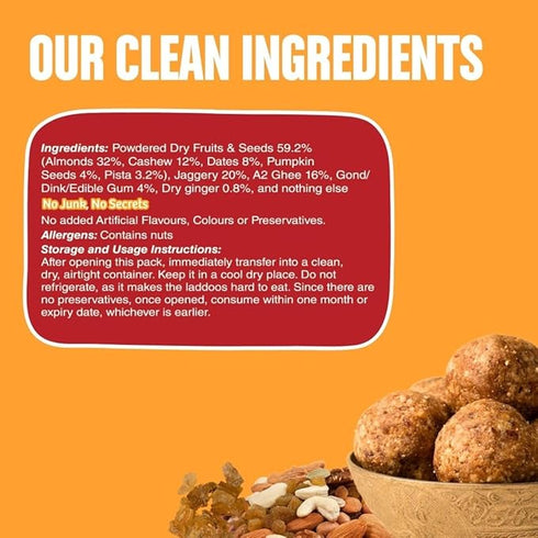 Early Foods Gond & Dry Fruits Laddoo