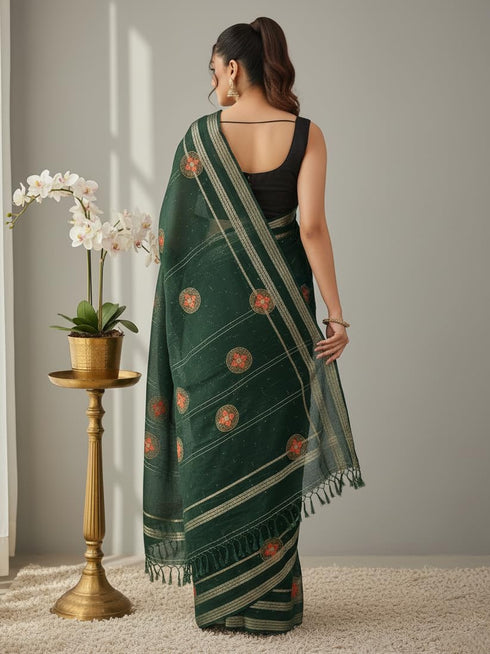 Vasthrlay Georgette Traditional Az Ys Pehenva Brown Rr Ethnic Wear