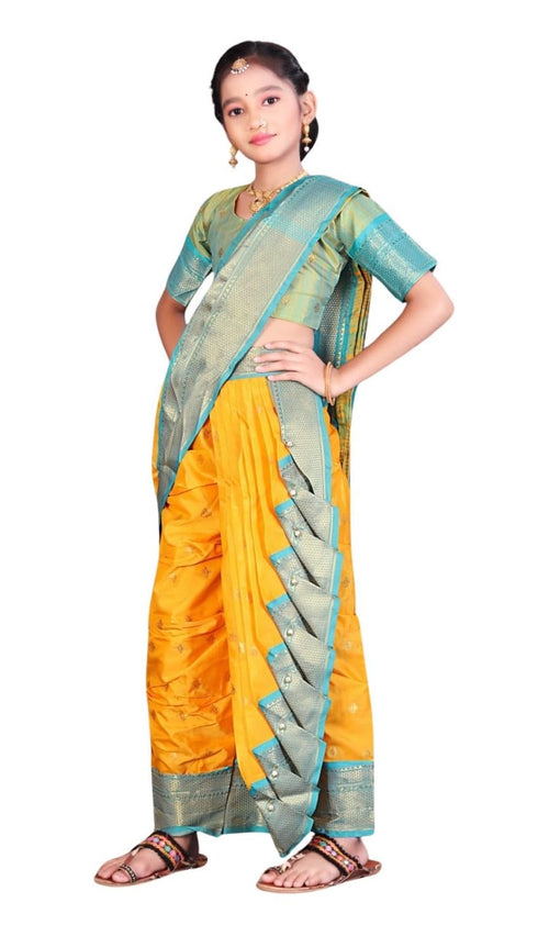 Vasthrlay Paithani Maharashtrian Contrast Traditional