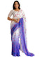 Vasthrlay Printed White Saree