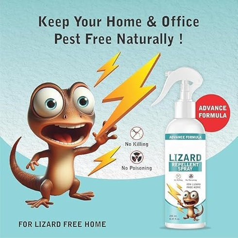 Natural Lizard Repellent Spray for Home Plant-Based