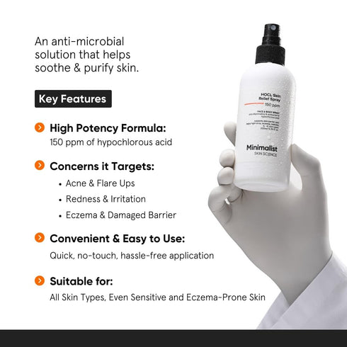 Minimalist Anti-Acne HOCL Face & Body Spray