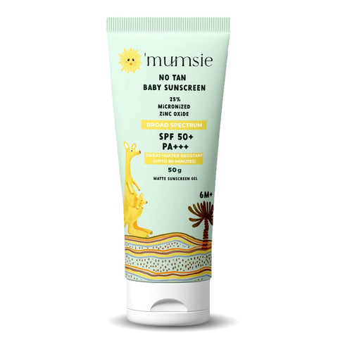 O'mumsie No Tan Baby Sunscreen with SPF 50+