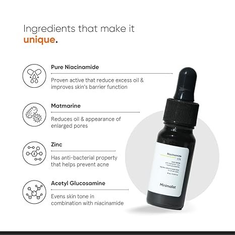 Minimalist Oil Control & Anti-Acne 10% Niacinamide Face Serum